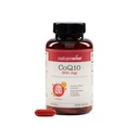 NatureWise CoQ10 200mg Softgels, 高可能性Ubiquinone - Coenzyme Q10 补充 - 心脏健康抗氧化剂+能量 - Vegan, Non-GMO, Gluten-Free - 90 Counter [3-Month Supplement] (英语).
