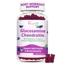 Glucosamine Chondroitin Gummys - Glucosamine Gummys with MSM, Turmeric & Boswellia, 支持卡蒂拉吉, 联合结构与组织, 男女联合支助补编 - 60 Cts