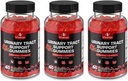 Potent Cranberry Gummys 1500mg with D Mannose - 女性和男性的尿道切除健康, Urinary Flush & Bladder 快速动作支持补充剂 Hibiscus Powder, 180 Counter