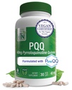 健康营养 PQQ 40mg 30 服务 Pyrrolocalinoline Quinone 作为纯QQ 推广 Mitochondrial Biogenic + 认证 Vegan + 非GMO Gluten So Free Capsules + 清洁标签 PQQ 补编