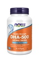 DHA-500, 90 Softgel by Now Foods (Pack of 2) (英语).