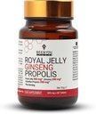 Bee and You Royal Jelly with Ginseng Plate, Propolis Expless, 60ct, 100%天然超食品, Ultra Pure, 免疫辅助剂, 抗氧化剂, Keto, Paleo, Gluten-Free