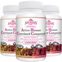 1,500mg Liposomal 活性 Hexose Corl相关补编,360 具有天然蘑菇提取、液态系统、Liver函数、维护T-Cell & Killer细胞活动的软盖子 Beta-Glucans