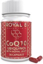 Ultra-Premium Co-Enzyme Q10 与皇家Jelly,Ubiquinol CoQ10 心脏健康和免疫防护盖,全自然CoQ10 蜜蜂制造的辅料,3000 mg,30 Veggie Capsules