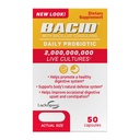 Bacid Daily Probiotic with Bacillus Coagulans, 50 Counter, Digestion Supplements to 改善偶发便秘的补充