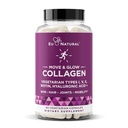 移动 & Glow Collagen Pills for Women & Men – Vegetarian 多科拉根(Type I-V-X) 与 9种植物基超食品用于皮肤健康与联合支持 – Biotin,维生素C,维生素E,60 蔬菜卡普尔