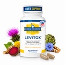 利维托克斯 - 配有 Dandelion Root 和 Artichoke 的 Milk Thetle Liver Detox 补充品 - 支持 liver 健康、代谢和文摘 - 60 Capsules