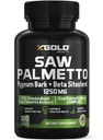 X Gold Health Saw Palmetto Palmetto Prostate Supplement for Men – Pygeum Bark – Beta Sitosterol supplease – Potent 3X 公式 – Urinary 函数 前列腺 – DHT 屏蔽者发型增长 – 4个月供应在美国制造