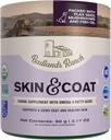 Badlands Ranch - Skin & Coat Canine Supplement w/Omega-3 Fatty Acids, Org. 成份剂,抗氧化剂Topper, Nourish Coat & Paws, 联合, 支持Shiny Coat & Health Skin by Katherine Heigl (30 Scoops) (英文)