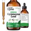 野生和有机Gymnema Sylvestre 提取液滴 - 无糖Gymnema Sylvestre 补充剂 - Gurmar 粉末基锡 - Vegan, 无酒精叶液滴 - 4 fl oz