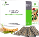 QG 组 Ginseng 提取 & Licorice 根提取与维生素 C (80平板 - 210 mg) 男女饮食补充