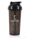 Cockatoo CS-01 Plastic Shaker Bottle (Black, 700 Milliliters),700 ml