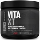 Jacked Factory Vita XT 性能维生素粉 - Daily multivitamin Powder for Men with KSM-66 Ashwagandha, Prebiotive Fiber, 维生素A, C, D, K, B6, B12, & More - 水果扑克, 30Sv