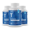 基本元素 男性健康补充 - 肌肉支持和T-健康与DIM, Ashwagandha, Shilajit, More T-Hero 60 Vegan Capsules (3-Pack)
