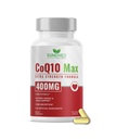 CoQ10 400mg Vegan, Ultra CoQ10 - 超高吸附共聚物 Q10 补充剂 - 抗氧化剂补充剂,用于血管和心脏健康,生育力和能源生产 - 60个计数