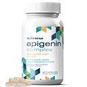 Apigenin 休息和放松支持补充剂 -- -- 每卡普尔50mg Apigenin,配有甘油镁275mg L-Theanine 100mg GABA 100mg -- -- 98%超纯度