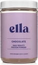Ella巧克力Collagen 蛋白质女性粉末 - 每日美人蛋白粉配草 Fed Collagen Peptides - 非GMO,无葡萄糖,无人工甜品 - 20种服务