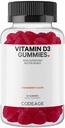 密码维他命 D3 口味维他命 D3 5000 IU Gummys Cholecalciferol 125 mcg - 2-Month供应 - Soft Pectin - 以软皮素为基础,动物 Gellatin - 无维生素 Gummy,草莓,无葡萄糖 - 60 Gluten - Free - Gummys