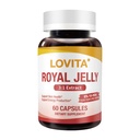 Lovita Royal Jelly 333 mg, 3:1 集中注意力, 含20mg 10 HDA, 天然源超级食品, 支持皮肤健康和能源生产, 60 Capsules