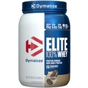 Dymatize Elite 100% Whey蛋白粉, Cookies & Cream, 25g of Protein, 5.5g BCAAs, 不足 140 Cal., Gluten Free, 3g Carb, 2g Sugar, 3g Fat (25 services) 互联网档案馆的存檔,存档日期2013-12-22.