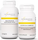 配有活性B-Complex,60 Capsules & Magnesium Glycnit Plus,120 片 - 支持能量代谢的活性B-Complex * - 支持脑健康,心脏健康和神经