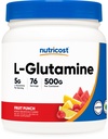 营养成本L-Glutanine 粉末500克(Fruit Punch) - (每瓶76枚)