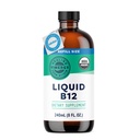 Vimmergy Liquid B12 Refill – Fast-Absorbing Brain Support – Energy Support – USDA 认证有机体,Vegan,非GMO – 240 services (240 mL)