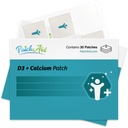 PatchAid D3/Calcium 专题补丁 QQ支持骨强和钙 QQ 8小时穿好吸收 QQ 30天供应