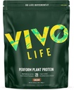 维沃生命 植物蛋白粉 25g 蛋白质 含6g BCAAs, 铁, 锌, Turmeric & Herbal Enzyme Blend → Lactose Free & Leasy to Digest, 植物营养 → Raw Cacao - 26 services