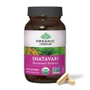ORGANIC INDIA Shatavari Capsules - 草药补充剂,支持激素平衡,免疫系统支持,Vegan,Gluten-Free,USDA有机,支持生殖健康 - 180 Capsules