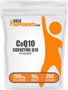 Bulk Assupports.com Coenzyme Q10 粉末 - Coenzyme Q10 200mg 补充营养品 - Gluten 免费,每服200mg,50g (1.8 oz) (Pack of 1)