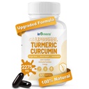 Turmeric Supplement 2275mg, 95% Curcumin, Liposomal Curcumin for Best Absolute, Curcumin 联合支持的 Curcumin Supplement, Bottled in USA - 60 Softgels (美国)