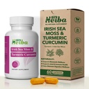 Sea Moss & Turmeric Curcumin 补编 - 与爱尔兰有机海 Moss & 标准化的Turmeric Extracts(95% Curcuminoids)的Vegan公式,成人联合支持和流动,60卡普尔