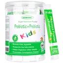 ZEBORA Kids Probiotic & Prebiotics Power 3+ 支持带有自然源头的儿童消化和免疫系统,促进便秘救济,非GMO,无Gluten,30个包,有5亿头
