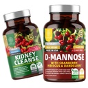 1号营养 N1N Premium D-Mannose [1350mg] 配有 Cranberry & Hibiscus 和 Kidney Cleanse [21 Potent Herbs] 配有 Cranberry 提取器, Astragalus, Uva Ursi, 2 Pack Bundle