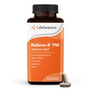 LifeSeasons Relieve-R PM - Eases Nighttime Aches & Disconfort - 放松肌肉 - 冷静神经系统 - 支持自然睡眠循环与非哈比特形成 - 46 Capsules