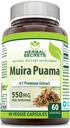 草药秘诀 Muira Puama 4:1 摘录补编 550 Mg | 60 Veggie Capsules | Non-GMO | Gluten Free | | |  USA  USA  USA  USA  USA  USA  USA