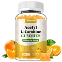 Acetyl L-Carnitine 补充剂, 布尔能源的自然营养补充剂, 豁免, Vegan, Orange Flavor, 60 Counter