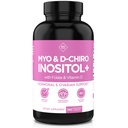 伊诺西图尔女性补充剂 - 90天供应 - Myo-Inositol和D-Chiro Inositol配有福拉提和维生素D - 40:1比例 - 荷尔蒙平衡和有机支持 - 360卡普尔