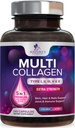多烯烃补充剂 2400 mg - 类型 I, II, III, V & X 多烯烃 Peptides for Men & Men, Hydrolyzed Collagen 补充剂, 头发,皮肤, Nail, & 联合支持补充剂 - 240 Capsules