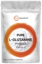 L Glutamine 粉末胶质健康, 1Kg, 100%纯度, 自由形式 - 不受欢迎- Vegan 友好型, 无填充剂, 无添加剂, 支持肌肉恢复, 工作后 QX 非 GMO 和 Gluten- Free