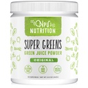 Super Greens Powder 有机合成剂:非GMO 补充剂,包括螺旋藻,Alfalfa,菠菜,亲生素,纤维和消化酶,无人工甜甜剂,30种服务