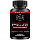Black Forest Turkesterone Tongkat Ali 每人1 000mg(最大纯度95%) Turkesterone 男子补编(Tongkat Ali 男子长衣200:1) 类似于 Tongkat Ali Fadogia Agrestis