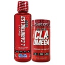 iSatori L-Carnitine LS3 蓝莓 1500mg(32 services) 超CLA(90软胶),液态L-Carnitine 与乙酰,Omega 3 6 9 萨夫花油