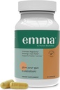 Emma Gut Health - Gas and Bloating Relief, Conspition, Leaky Gut修补 - Gut Cleanse & Recovernmention - 规范鲍尔运动. 抗生素和含氧替代品,60卡普尔