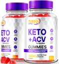 NutraRize (2 Pack) Turbo Ript Keto ACV Gummys,官方TurboRipt Keto Gummys,苹果苹果苹果醋醋补充,All Natural Keto+ACV,Premium Keto Plus ACV Gummy,Gomitas Reviews (120 Gummys)