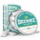 Deckiez能源邮袋,5罐(100个邮袋),无糖咖啡因补充品,咖啡邮袋和能源饮料替代品,50mg咖啡因邮袋,冬绿灯