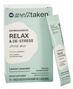 Ashwagandha Relax & De-Stress Powder - Lemon Lavender 14ct Box - 600mg Ashwagandha, 200mg L-Theanine, Holy Basil - 支持压力,放松 - Vegan, 不添加糖 - 14 服务