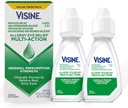 Visine过敏眼部救济 多动作抗希斯胺和红外救眼器 与 Pheniramine Maleate & Napazoline HCl ,红、痒、过敏眼眼眼眼滴眼治疗,0.5 f.oz, 2 Pack
