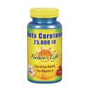 自然生命 Beta Carotene 2.5万 IU 帮助支持健康的免疫功能和皮肤与眼部健康 – 抗氧化剂饮食补充 – 250软胶